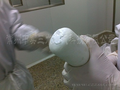 沒有清理干凈的研磨棒